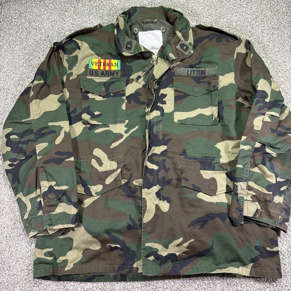 ROTHCO U.S. Army Men's Field Coat M-65 Woodland Camo Size 2X-Large Regular
